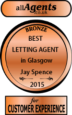 Best letting agent award - bronze medal