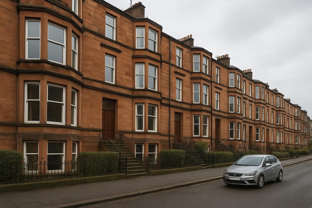 Glasgow residential property with potential as a rental investment