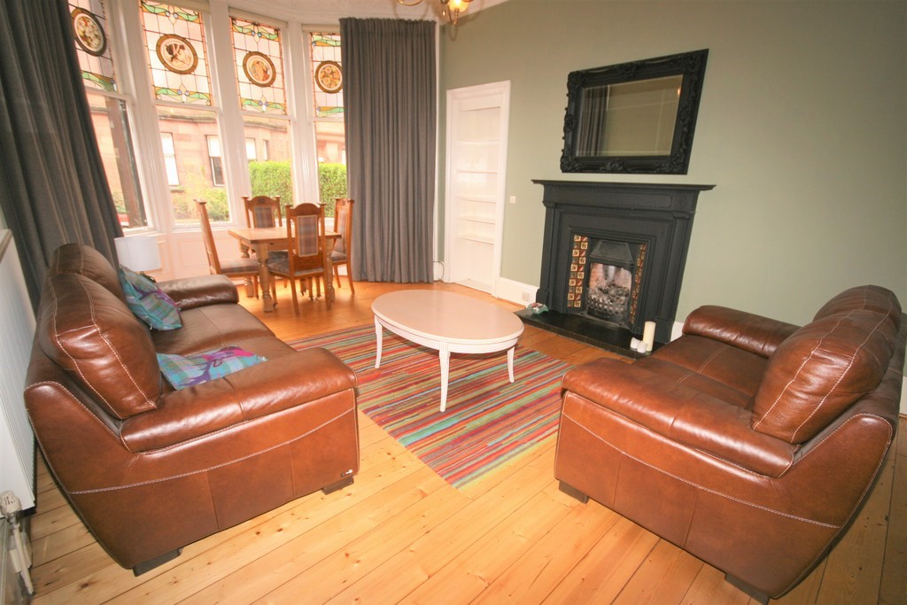 Glasgow West End Tenement Furnished Lounge